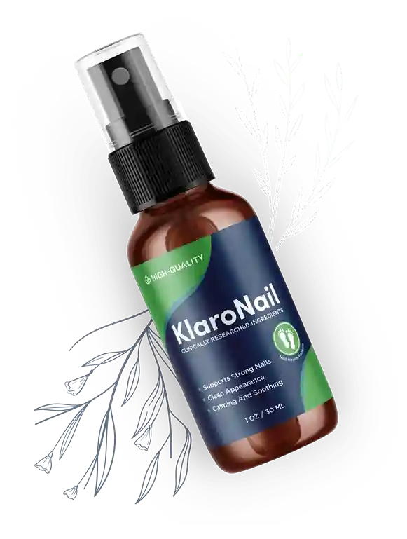 KlaroNail Natural Nail Care Spray &ndash; 13 Botanical Ingredients, Non-GMO, Easy Spray Format